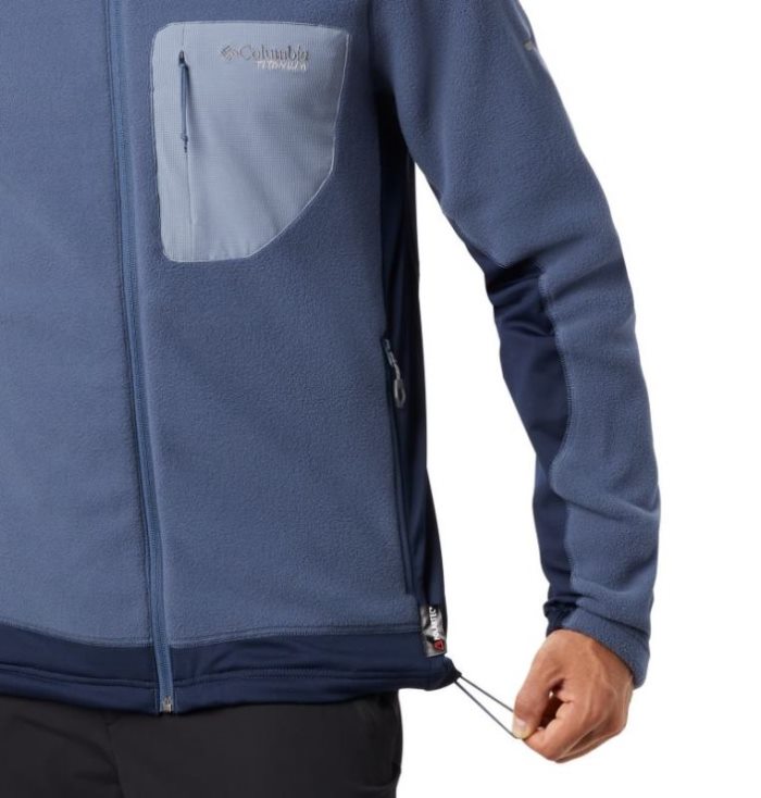 Casaco De Lã Columbia Titan Pass™ 2.0 II Fleece Masculino Azuis Escuro Azul Marinho Portugal | 175498-8LE5