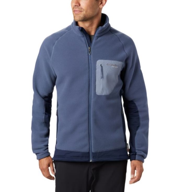 Casaco De Lã Columbia Titan Pass™ 2.0 II Fleece Masculino Azuis Escuro Azul Marinho Portugal | 175498-8LE5