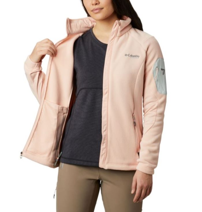 Casaco De Lã Columbia Titan Pass™ II 2.0 Casaco De Lã Feminino Luz Coral Luz Verdes Portugal | 135390-BZFG