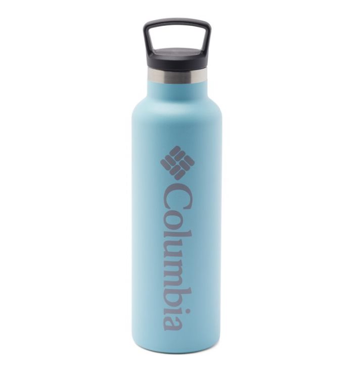 Garrafas de água Columbia Double-Wall Vacuum Bottle with Screw-On Top - 21oz Feminino Luz Azuis Portugal | 116879-BWCI