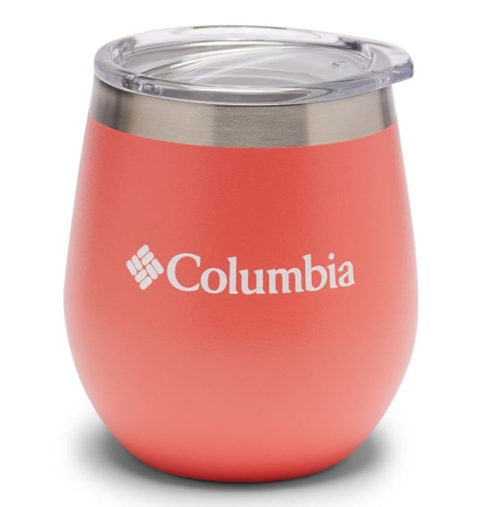 Garrafas de água Columbia Insulated Wine Glass 8oz Feminino Luz Laranja Portugal | 157770-50RH