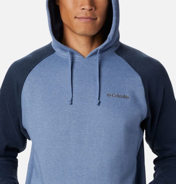 Moletons Columbia Hart Mountain™ II Fleece Hoodie Masculino Azuis Azul Marinho Portugal | 117503-AXI1