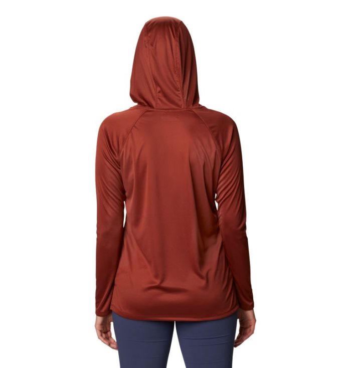 Moletons Columbia Lake Clark™ Hoodie Feminino Vermelhas Escuro Portugal | 100773-E2WZ