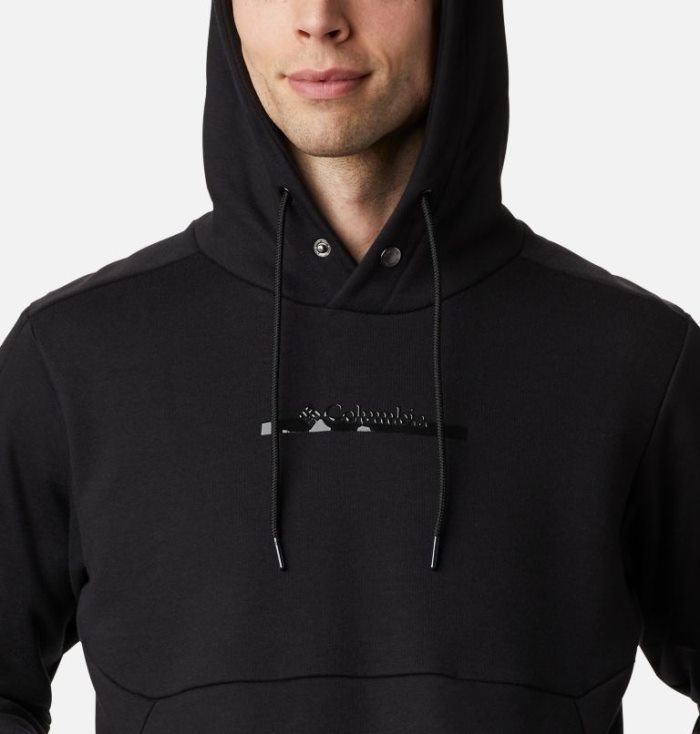 Moletons Columbia Lodge™ Heavyweight Popover Hoodie Masculino Pretas Portugal | 186193-XUT3