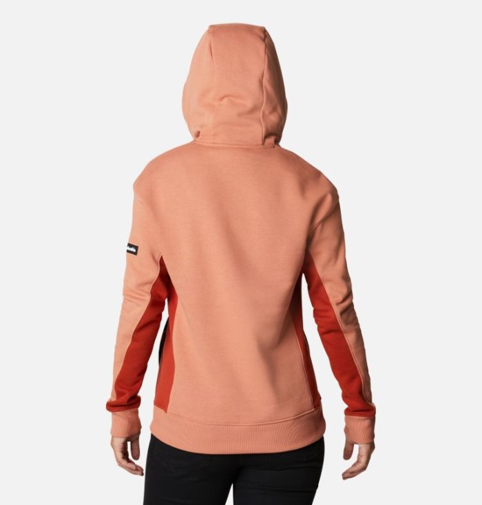 Moletons Columbia Lodge™ Hoodie Feminino Laranja Vermelhas Escuro Portugal | 166623-1HPU