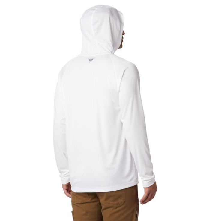 Moletons Columbia PFG Terminal Tackle™ Hoodie Masculino Branco Portugal | 176340-UP6D