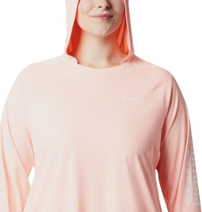 Moletons Columbia PFG Tidal Deflector™ Hoodie Feminino Rosa Portugal | 166034-ZPUH