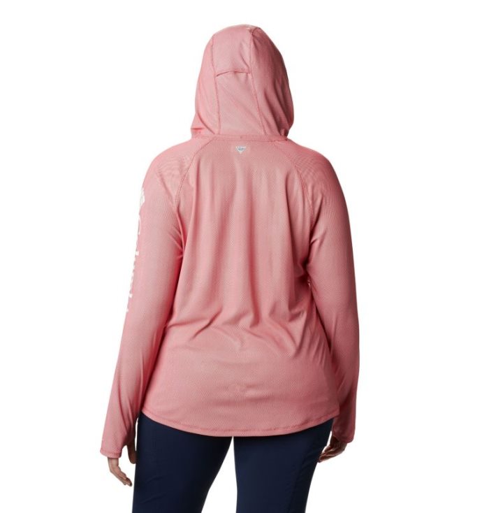 Moletons Columbia PFG Tidal Deflector™ Hoodie Feminino Vermelhas Portugal | 189814-79K9