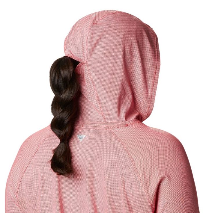 Moletons Columbia PFG Tidal Deflector™ Hoodie Feminino Vermelhas Portugal | 189814-79K9