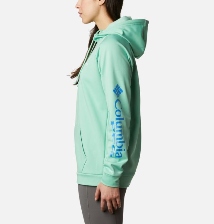 Moletons Columbia PFG Tidal™ Fleece Hoodie Feminino Menta Azuis Portugal | 176886-FG02