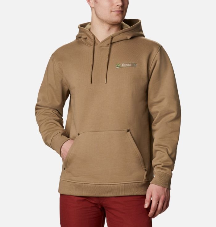 Moletons Columbia PHG Roughtail™ Trabalho Hoodie Masculino Marrom Portugal | 101026-OABB