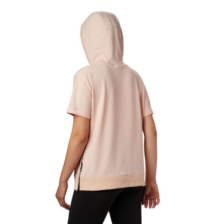 Moletons Columbia Park™ Curta Sleeve Hoodie Feminino Luz Coral Azuis Escuro Portugal | 154645-YAE9