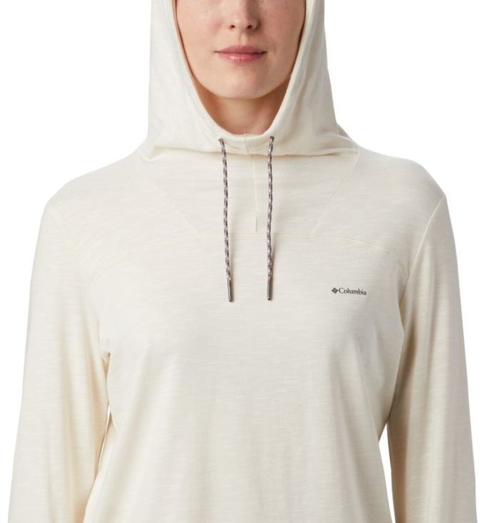 Moletons Columbia Pilsner Peak™ Hoodie Feminino Creme Portugal | 159819-6D06