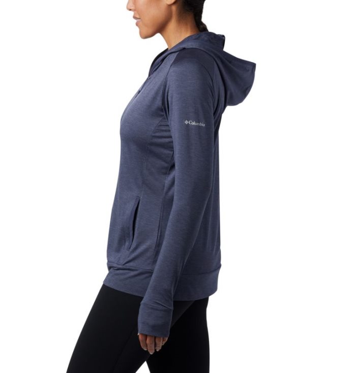 Moletons Columbia Place To Place™ II Full Zip Hoodie Feminino Azuis Escuro Portugal | 117124-YC4F