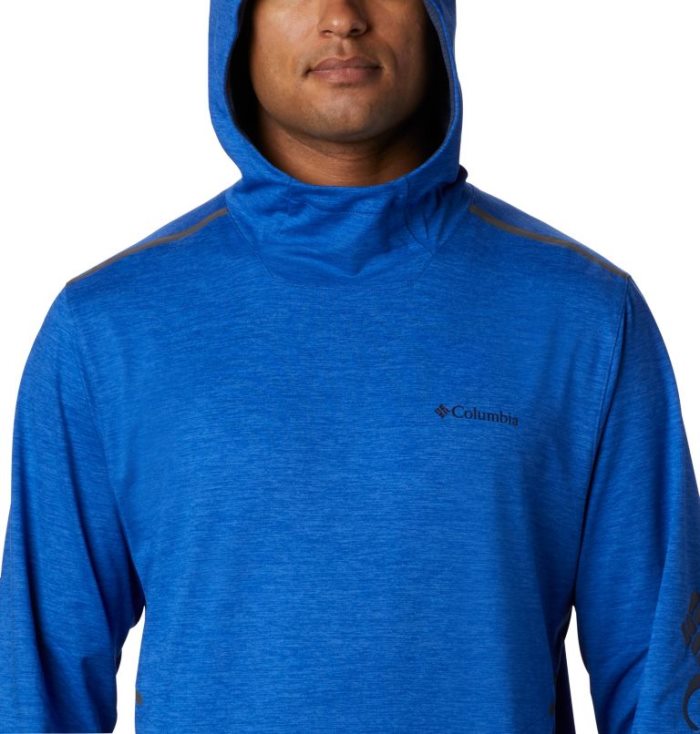 Moletons Columbia Tech Trilha™ Estacionar Hoodie Masculino Azuis Portugal | 192655-0Q3L