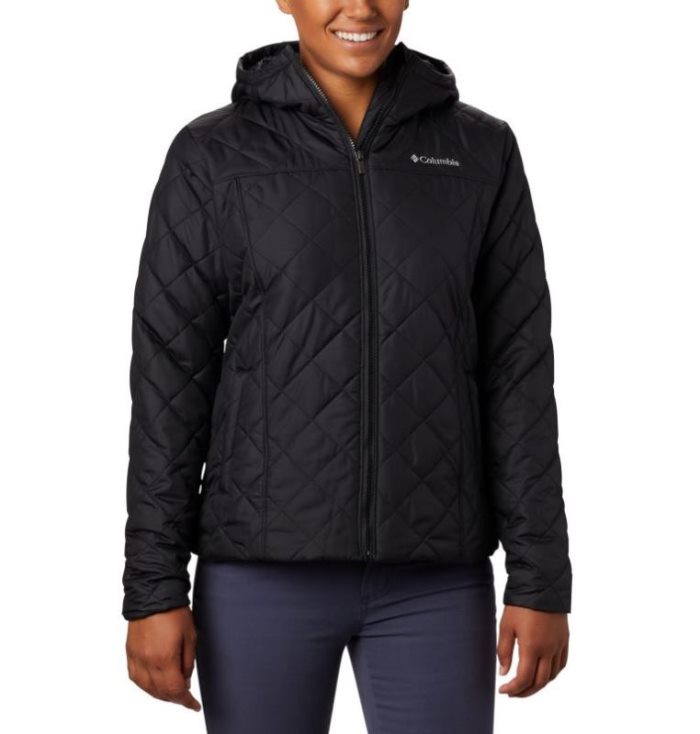 Jaqueta Isolada Columbia Copper Crest™ Encapuzado Jaqueta Feminino Pretas Portugal | 103121-XLVB