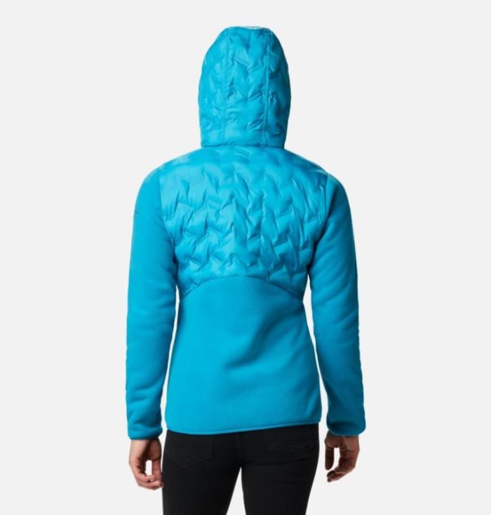 Jaqueta Isolada Columbia Delta Ridge™ Full Zip Híbrido Fleece Feminino Azuis Portugal | 120392-L1G0