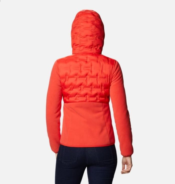 Jaqueta Isolada Columbia Delta Ridge™ Full Zip Híbrido Fleece Feminino Laranja Portugal | 138700-UJO5