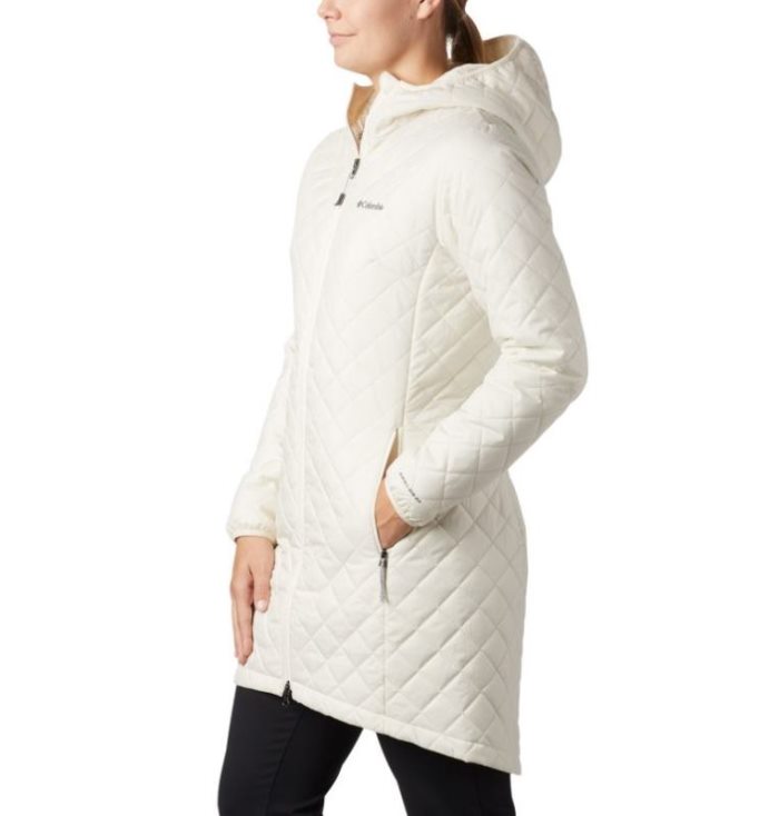 Jaqueta Isolada Columbia Dualistic™ Jaqueta Comprida Feminino Creme Portugal | 106291-E7PQ