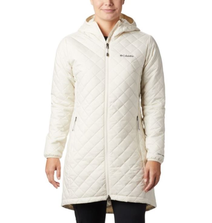 Jaqueta Isolada Columbia Dualistic™ Jaqueta Comprida Feminino Creme Portugal | 106291-E7PQ