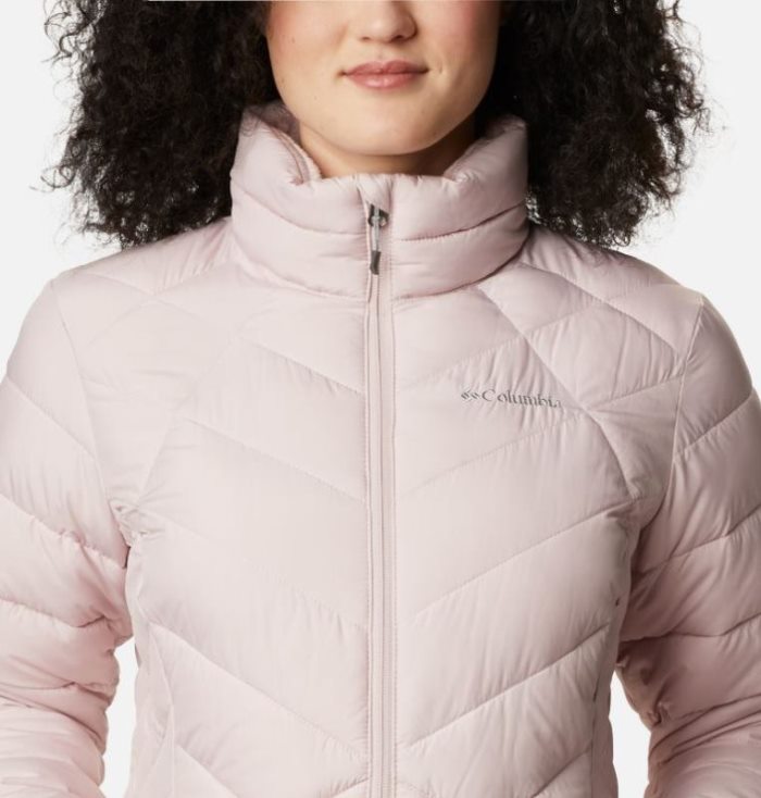 Jaqueta Isolada Columbia Heavenly™ Jaqueta Feminino Luz Rosa Portugal | 144175-9B98