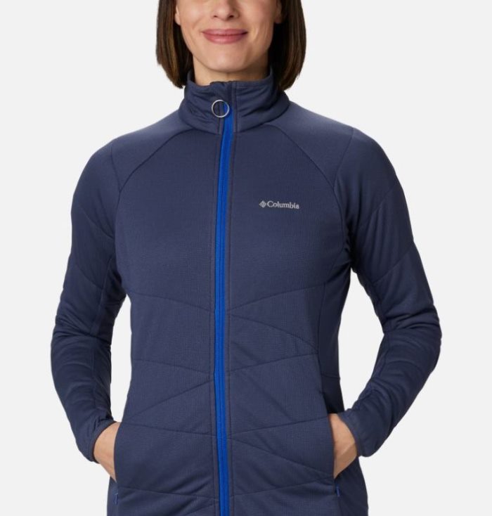 Jaqueta Isolada Columbia Parkdale Point™ Insulated Full Zip Jaqueta Feminino Azuis Escuro Portugal | 119699-6FPC