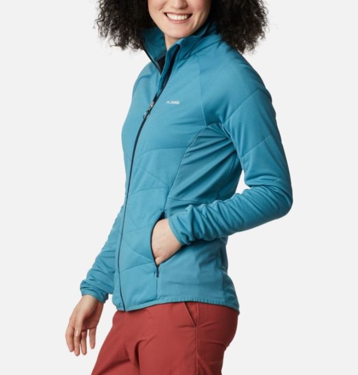 Jaqueta Isolada Columbia Parkdale Point™ Insulated Full Zip Jaqueta Feminino Azuis Portugal | 194260-0BOG