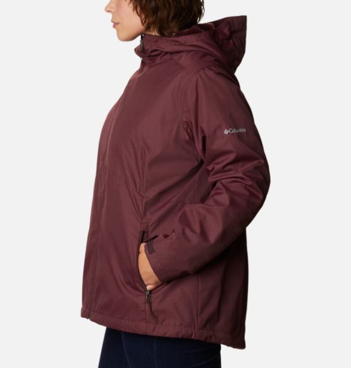 Jaqueta Isolada Columbia Rainie Falls™ Jaqueta Feminino Vermelhas Escuro Portugal | 143799-0ZM6