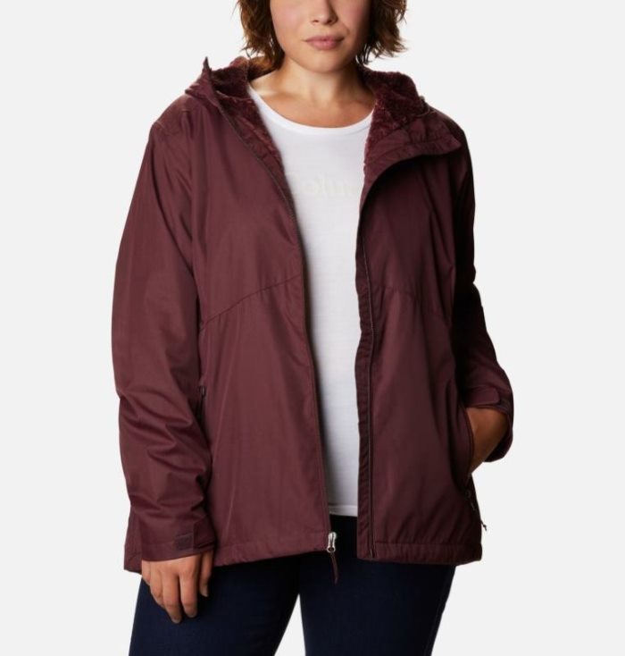 Jaqueta Isolada Columbia Rainie Falls™ Jaqueta Feminino Vermelhas Escuro Portugal | 143799-0ZM6