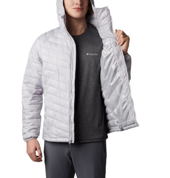 Jaqueta Isolada Columbia Snow Country™ Encapuzado Jaqueta Masculino Cinzentas Portugal | 130508-0DZP