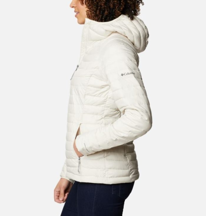 Jaqueta Isolada Columbia White Out™ II Jaqueta Feminino Creme Portugal | 163473-D9ZQ