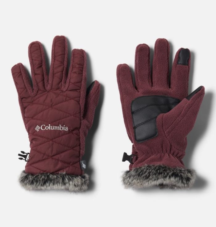 Luvas Columbia Heavenly™ Gloves Feminino Vermelhas Escuro Portugal | 161865-U8YW