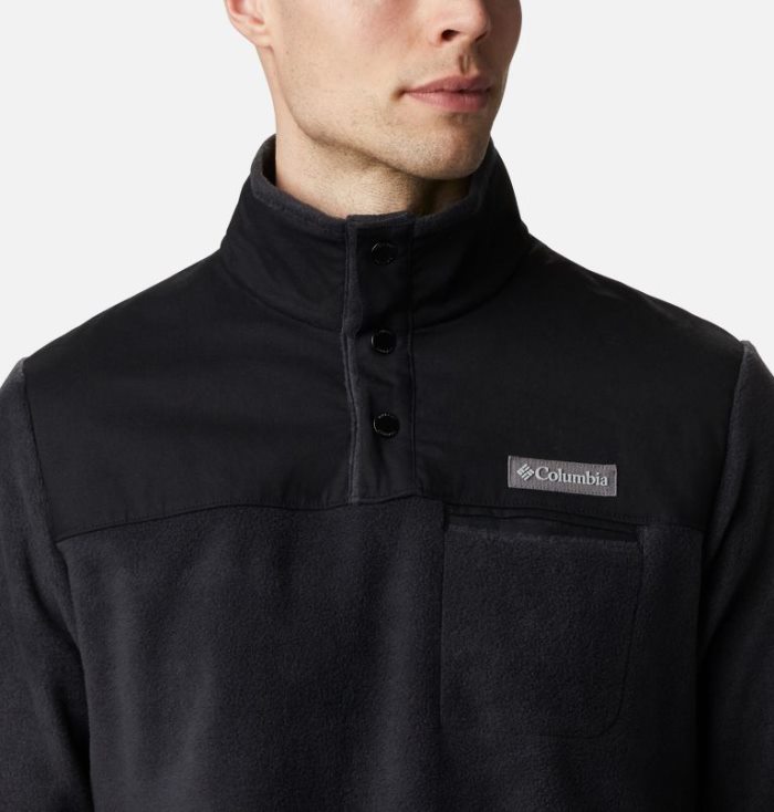 Lã Columbia Cottonwood Park™ Half Snap Fleece Estacionar Masculino Pretas Portugal | 109847-0KM8