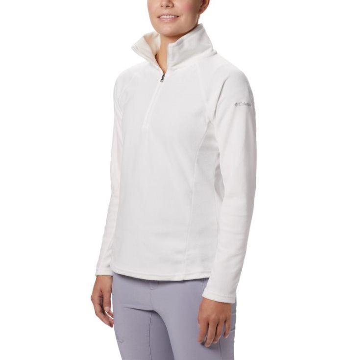 Lã Columbia Glacial™ IV Half Zip Fleece Feminino Branco Portugal | 123463-9QCA