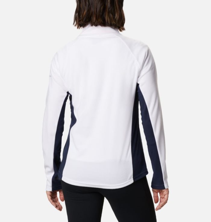 Lã Columbia Glacial™ IV Half Zip Fleece Feminino Branco Azuis Escuro Portugal | 156246-ESY7