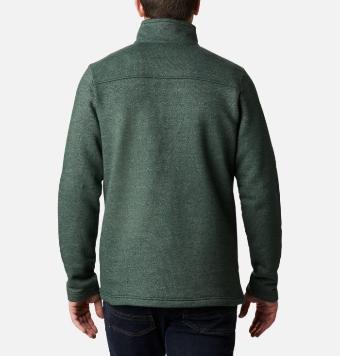 Lã Columbia Great Hart Mountain™ III Half Zip Fleece Masculino Verdes Portugal | 114073-4LR7