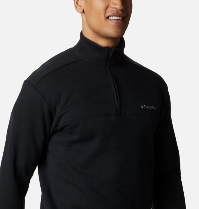 Lã Columbia Hart Mountain™ II Half Zip Masculino Pretas Portugal | 178395-4BN7