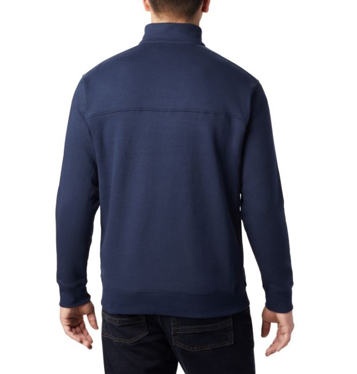 Lã Columbia Hart Mountain™ II Half Zip Masculino Azul Marinho Portugal | 193459-WEZY