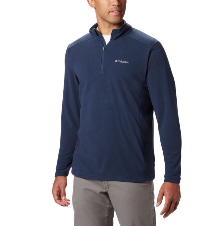 Lã Columbia Klamath Range™ II Half Zip Fleece Estacionar Masculino Azul Marinho Portugal | 136488-SD82