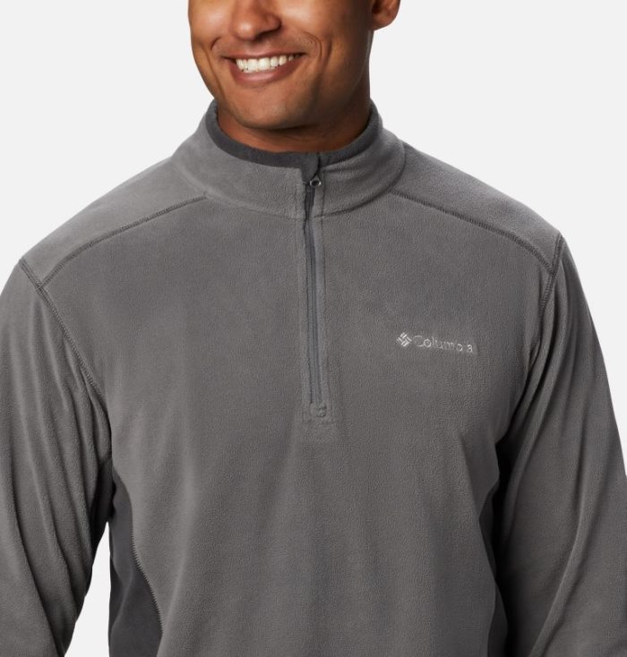 Lã Columbia Klamath Range™ II Half Zip Fleece Estacionar Masculino Cinzentas Cinzentas Escuro Portugal | 194761-C4SR