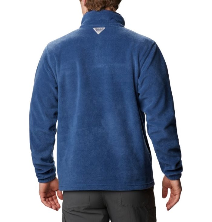 Lã Columbia PFG Grander Marlin™ MTR Fleece Estacionar Masculino Azul Marinho Portugal | 132759-TPV0