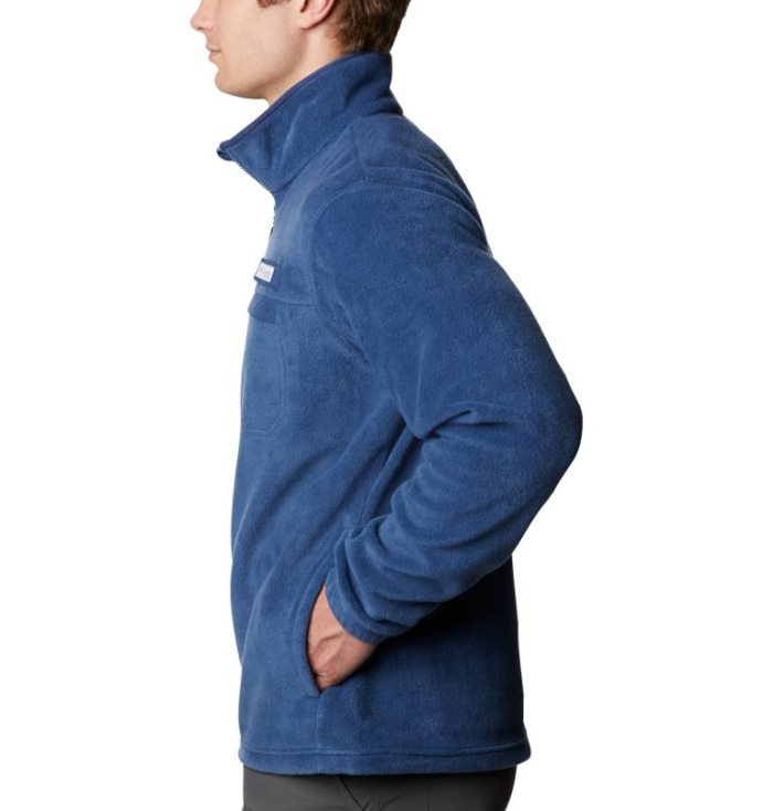 Lã Columbia PFG Grander Marlin™ MTR Fleece Estacionar Masculino Azul Marinho Portugal | 132759-TPV0