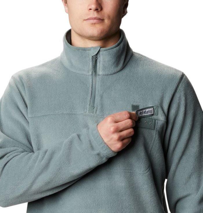 Lã Columbia PFG Grander Marlin™ MTR Fleece Estacionar Masculino Luz Turquesa Portugal | 163732-5AKT