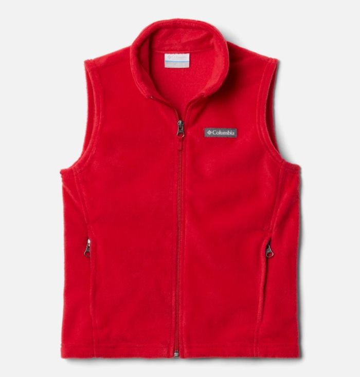 Lã Columbia Steens Mountain™ Fleece Vest Criança Vermelhas Portugal | 137452-IBOU