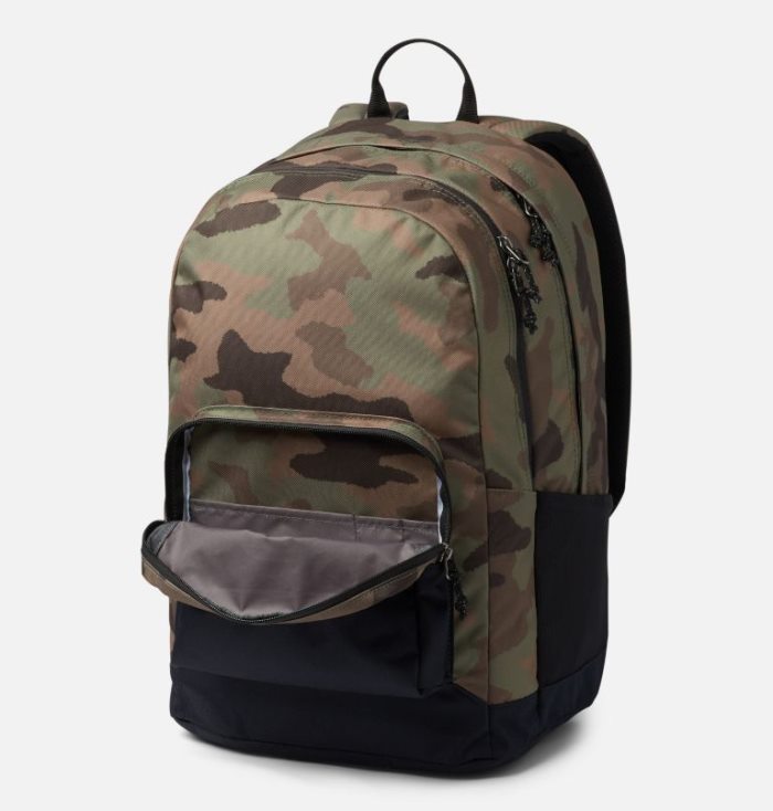 Mochilas Columbia Zigzag™ 30L Backpack Masculino Camufladas Pretas Portugal | 125252-YW3M