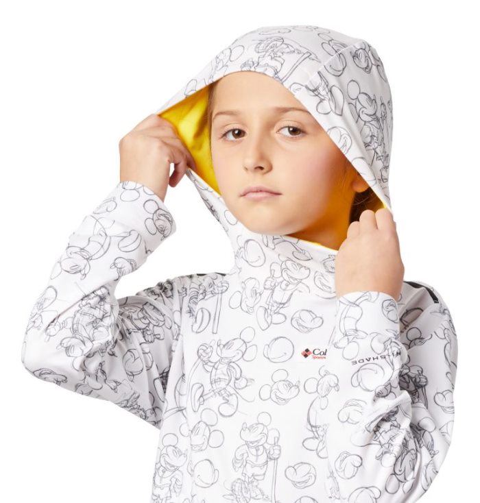 Moletom Com Capuz Columbia Tech Trilha Energy™ Popover Criança Branco Portugal | 141600-FKJE