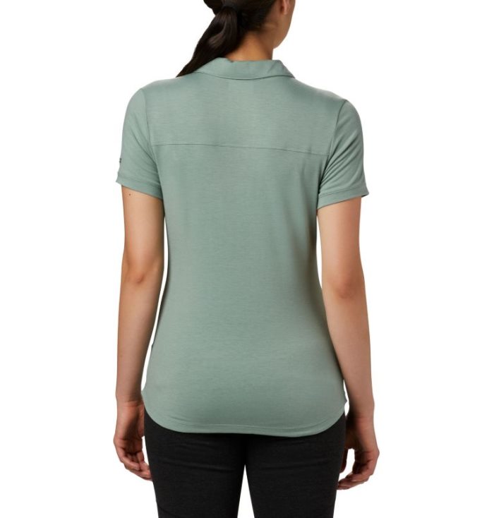 Camisa Polo Columbia Essential Elements™ Polo Feminino Luz Verdes Portugal | 175213-B427