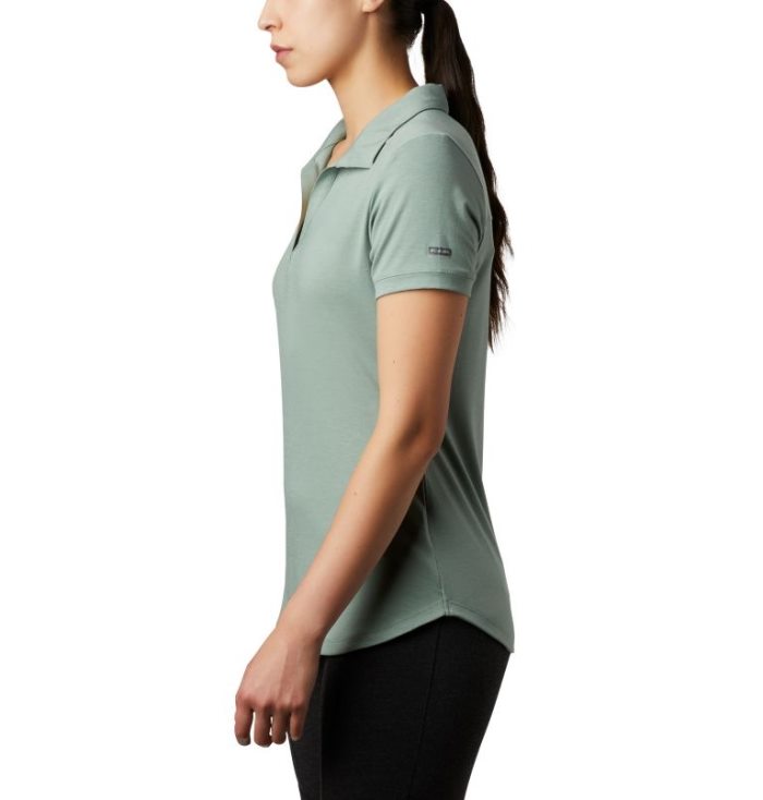 Camisa Polo Columbia Essential Elements™ Polo Feminino Luz Verdes Portugal | 175213-B427