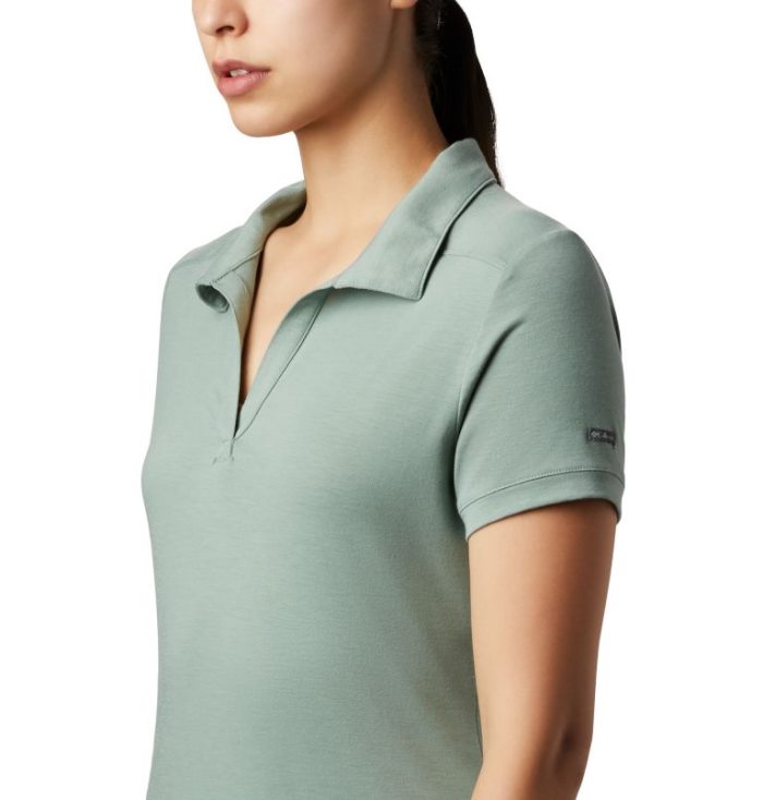 Camisa Polo Columbia Essential Elements™ Polo Feminino Luz Verdes Portugal | 175213-B427