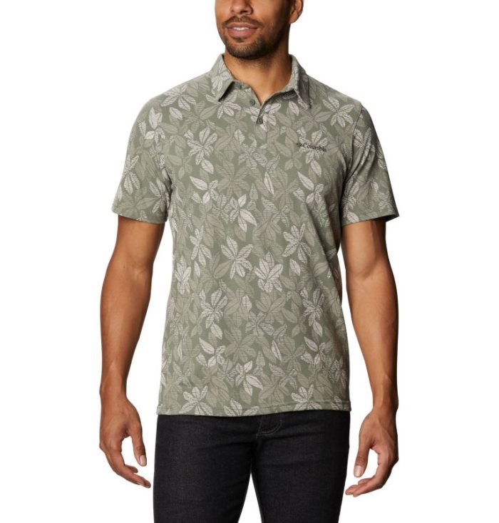 Polos Columbia Broadleaf Canopy™ Polo Masculino Verdes Portugal | 110289-TBL5